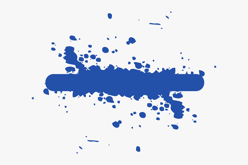 Blue Splash Design Vector - Silhouette Woman, HD Png Download