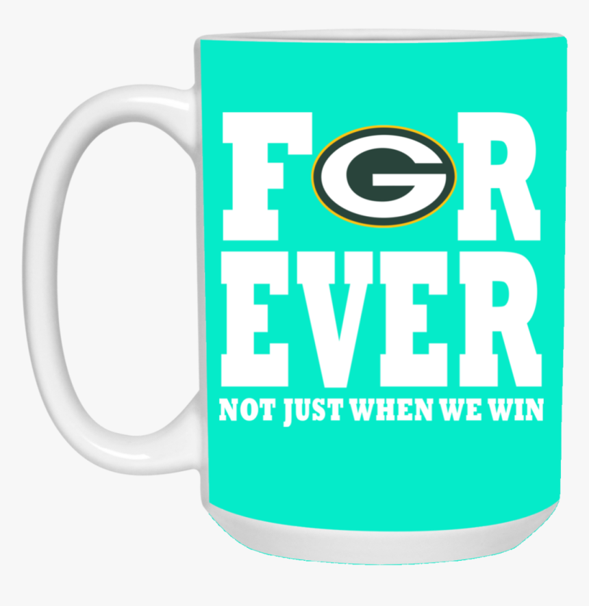 For Ever Green Bay Packers Mug Cup Coffee Gift - Mug, HD Png Download