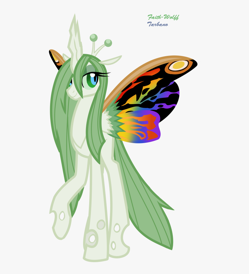 Faith-wolff, Butterfly Wings, Changeling, Changelingified, - Mlp The Bridge Mothra, HD Png Download