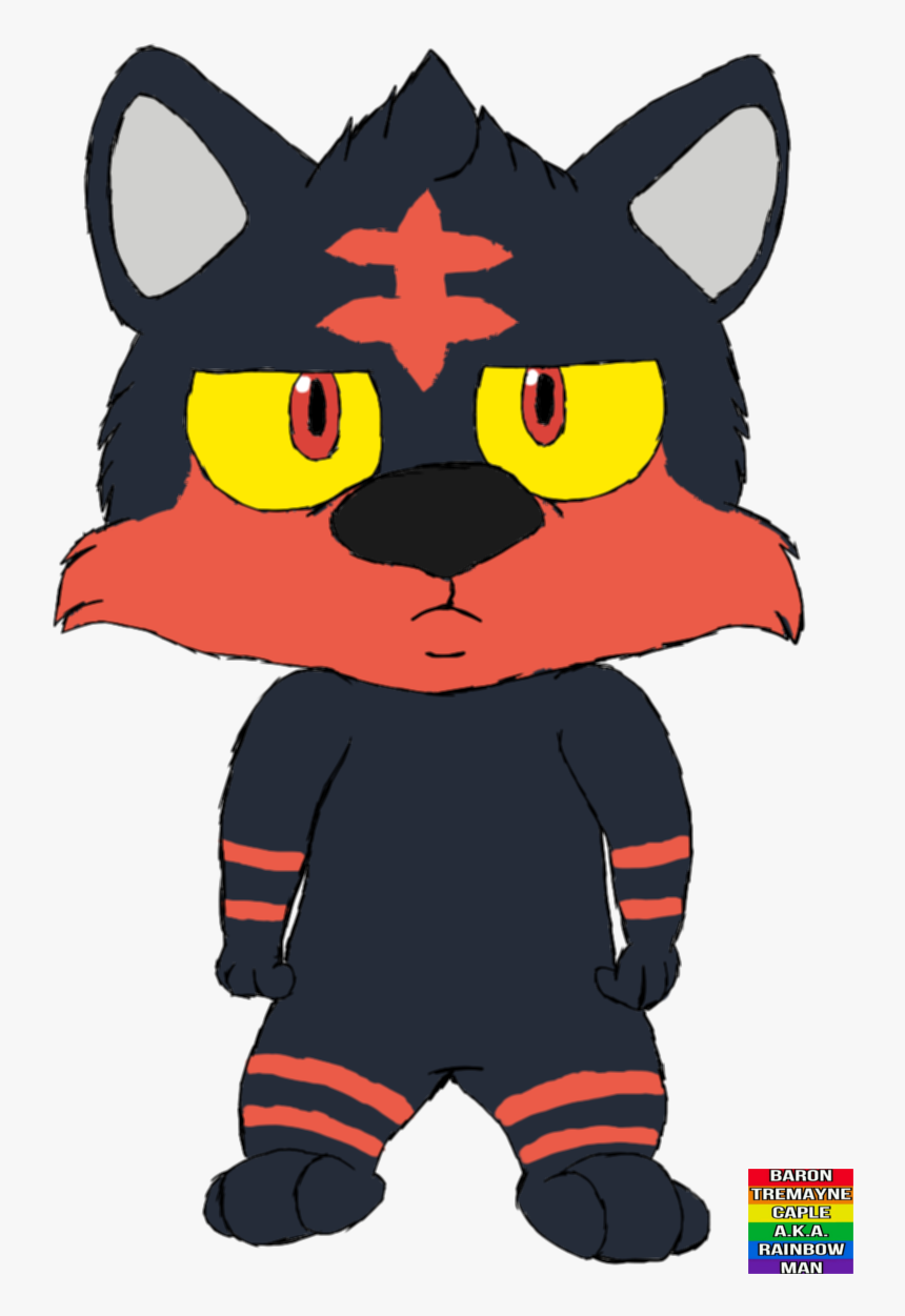 Litten , Png Download - Cartoon, Transparent Png