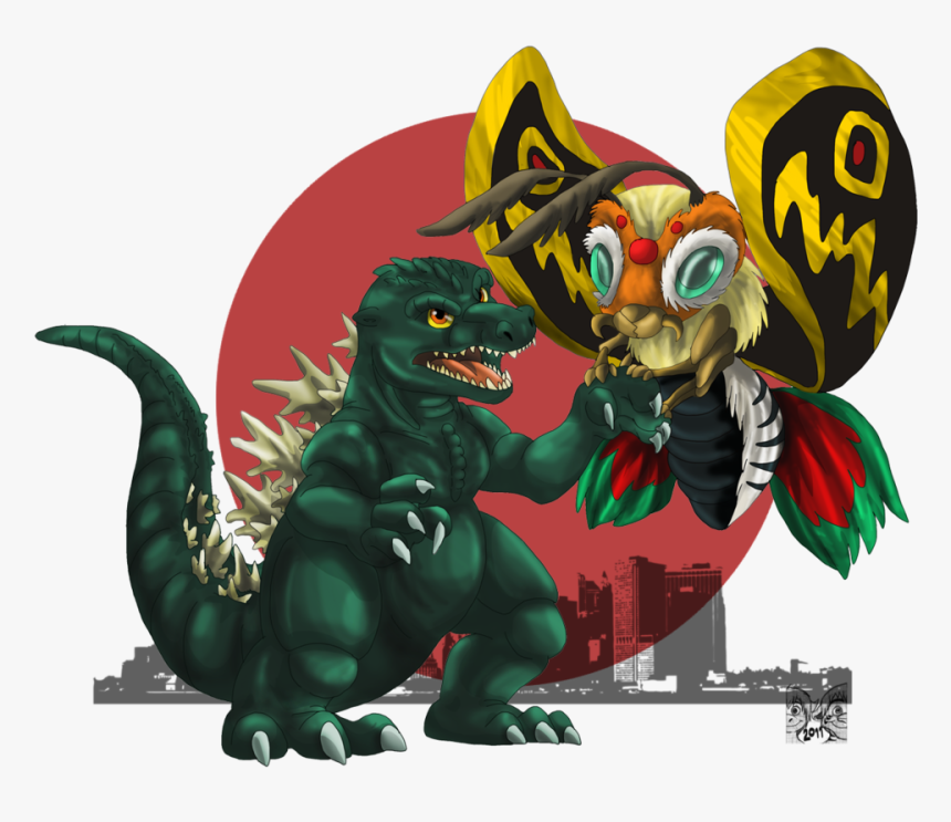 With Twists, Turns, Ideas, Action, Great Music, And - Rodan And Godzilla Junior, HD Png Download