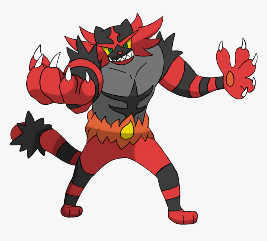 Evoluciones Finales Evoluciones Finales De Litten Popplio - Incineroar Pokemon, HD Png Download