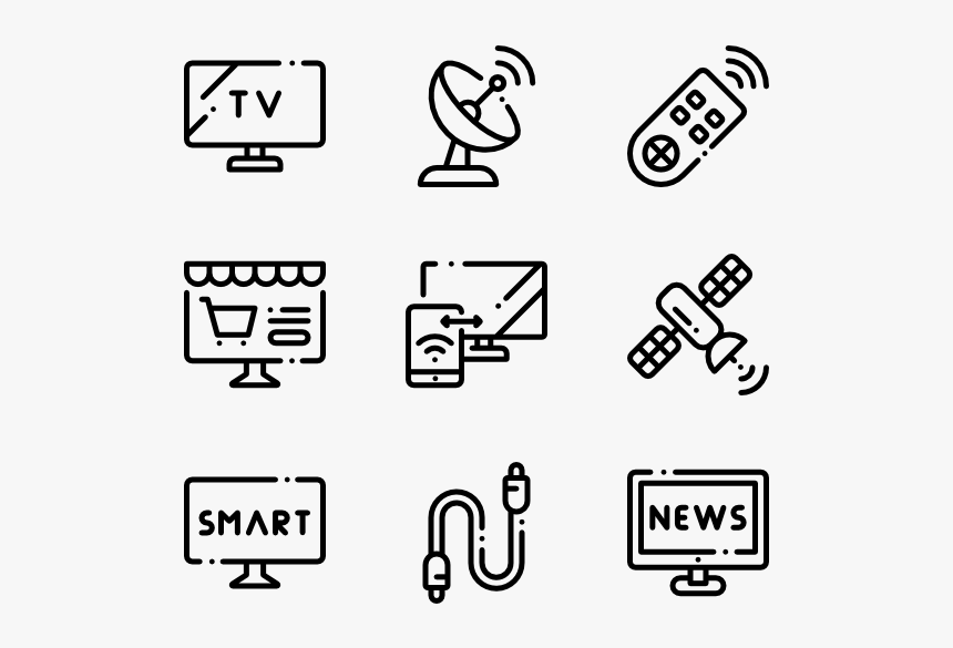 Television - Design Vector Icon, HD Png Download