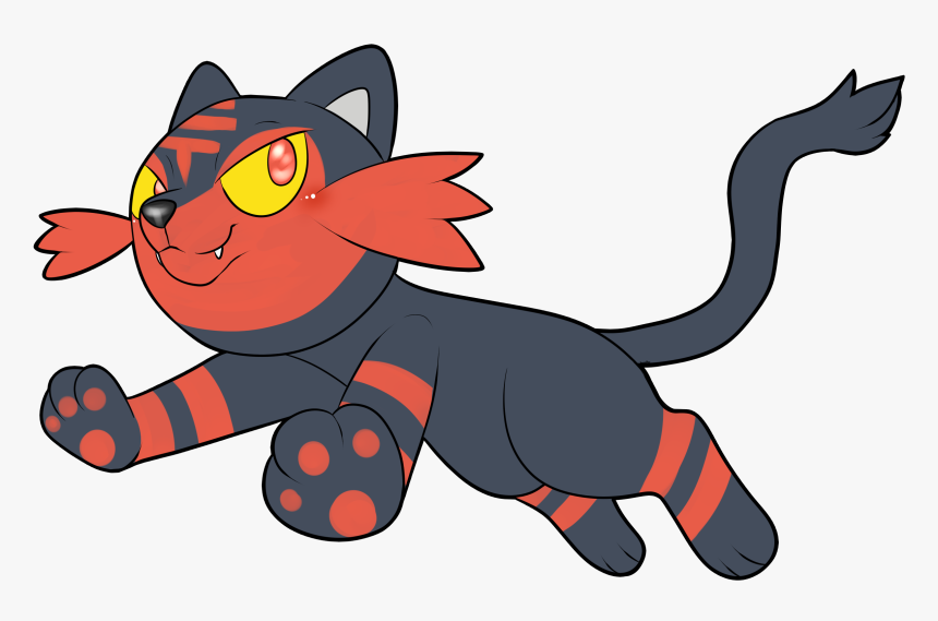 Wild Litten - Cartoon, HD Png Download