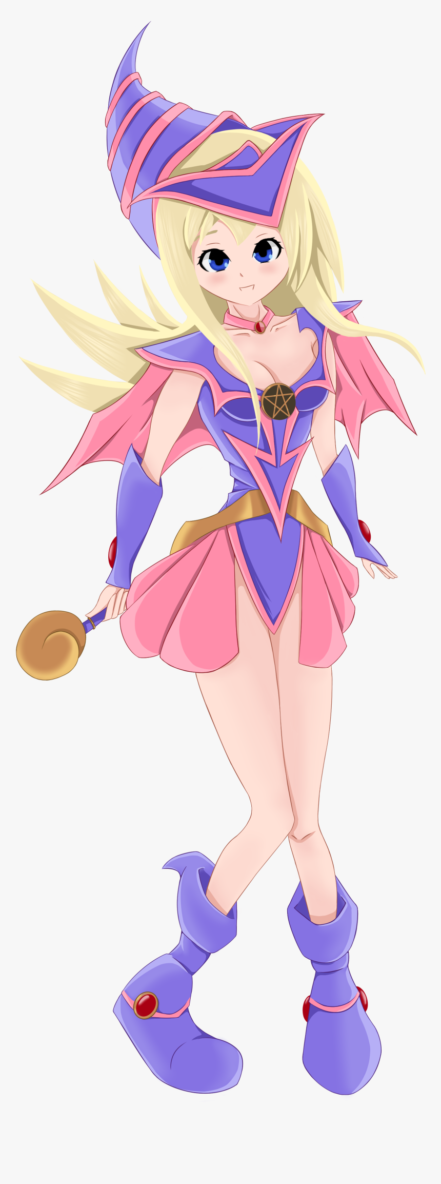 Dark Magician Girl - Cartoon, HD Png Download