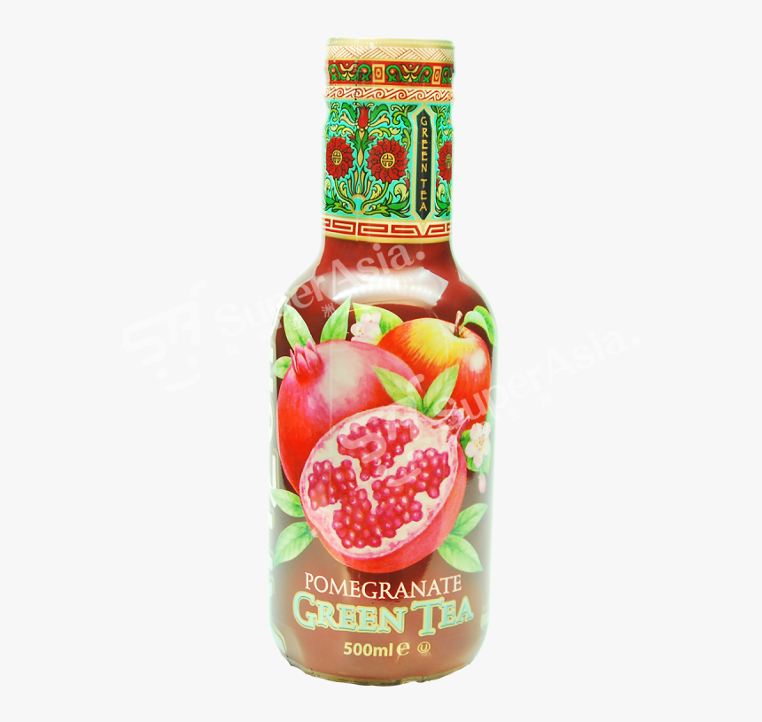 Arizona Pomegranate Green Tea , Png Download - Glass Bottle, Transparent Png