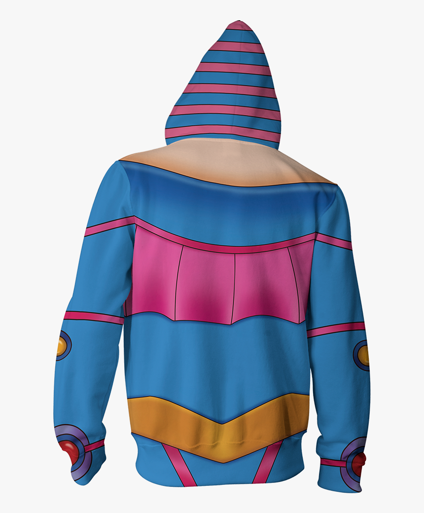 Yu Gi Oh Dark Magician Girl Cosplay Zip Up Hoodie Jacket - Hoodie, HD Png Download