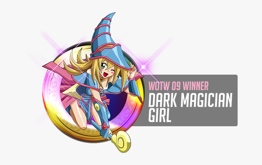 Medal Wotw09 L - Yugioh Dark Magician Girl Png, Transparent Png