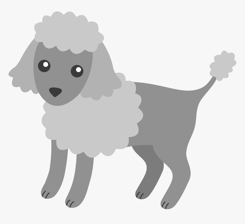 Miniature Poodle Puppy Toy Poodle Clip Art - Poodle Puppy Clip Art, HD Png Download