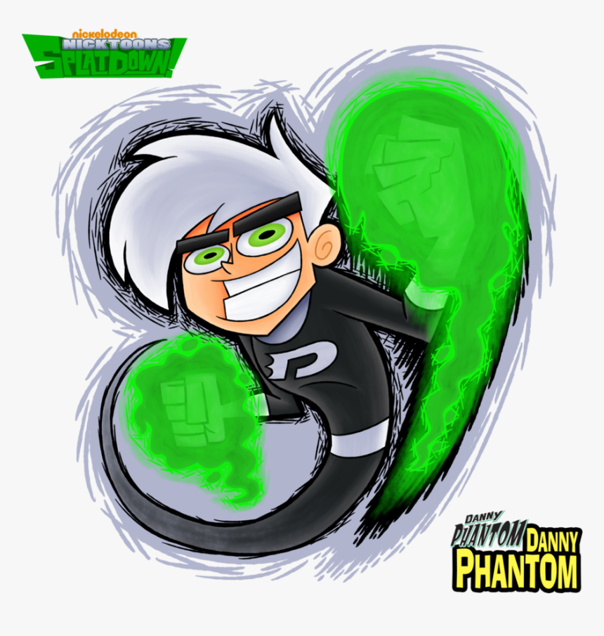 Splatdown Fighter Danny Phantom - Nicktoons Splatdown, HD Png Download