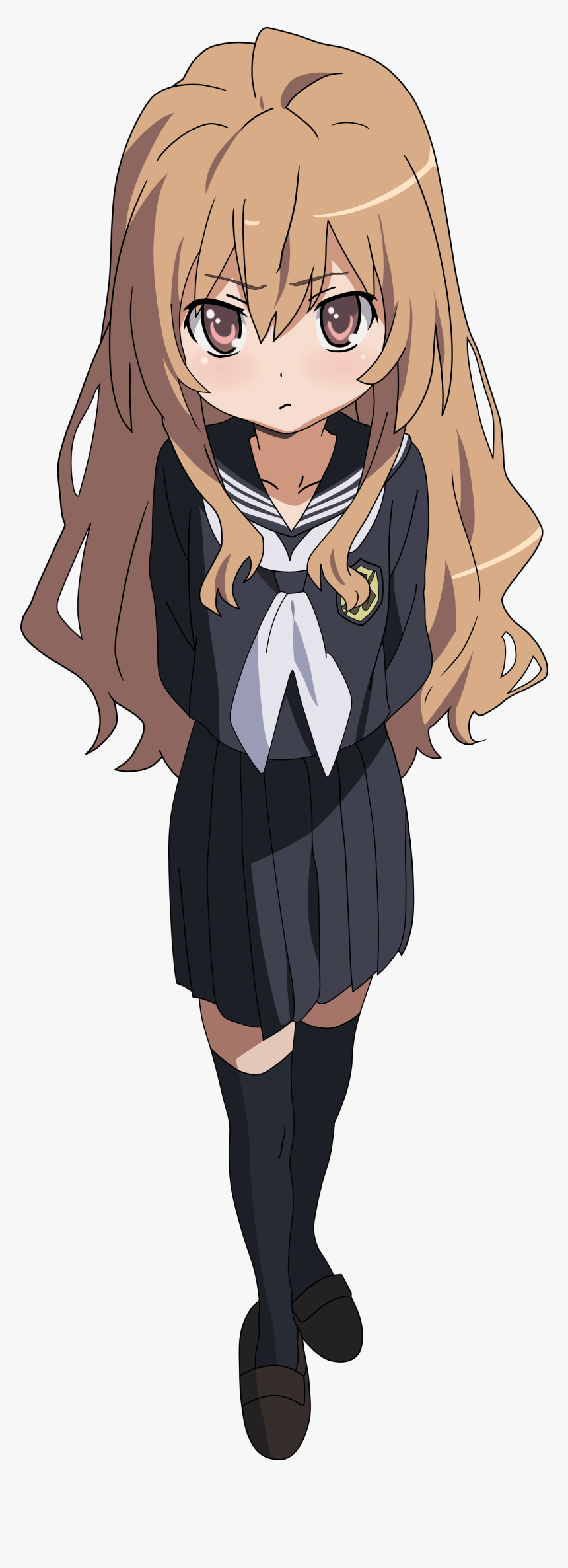 Taiga Aisaka Black Uniform, HD Png Download