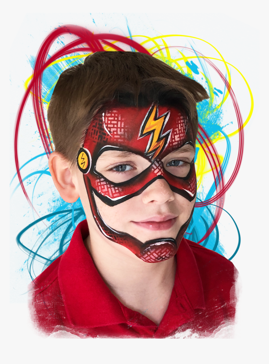 Flash Pintacaras , Png Download - Pintacaritas De Flash, Transparent Png