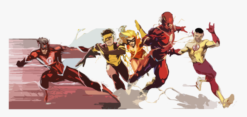 Wally West And Bart Allen, HD Png Download