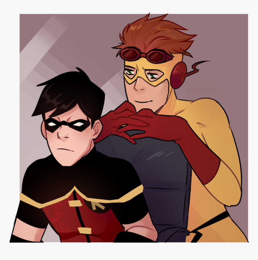 “kf Watches Robin Hack,, Idk,
also I Just Noticed This - Young Justice Robin, HD Png Download