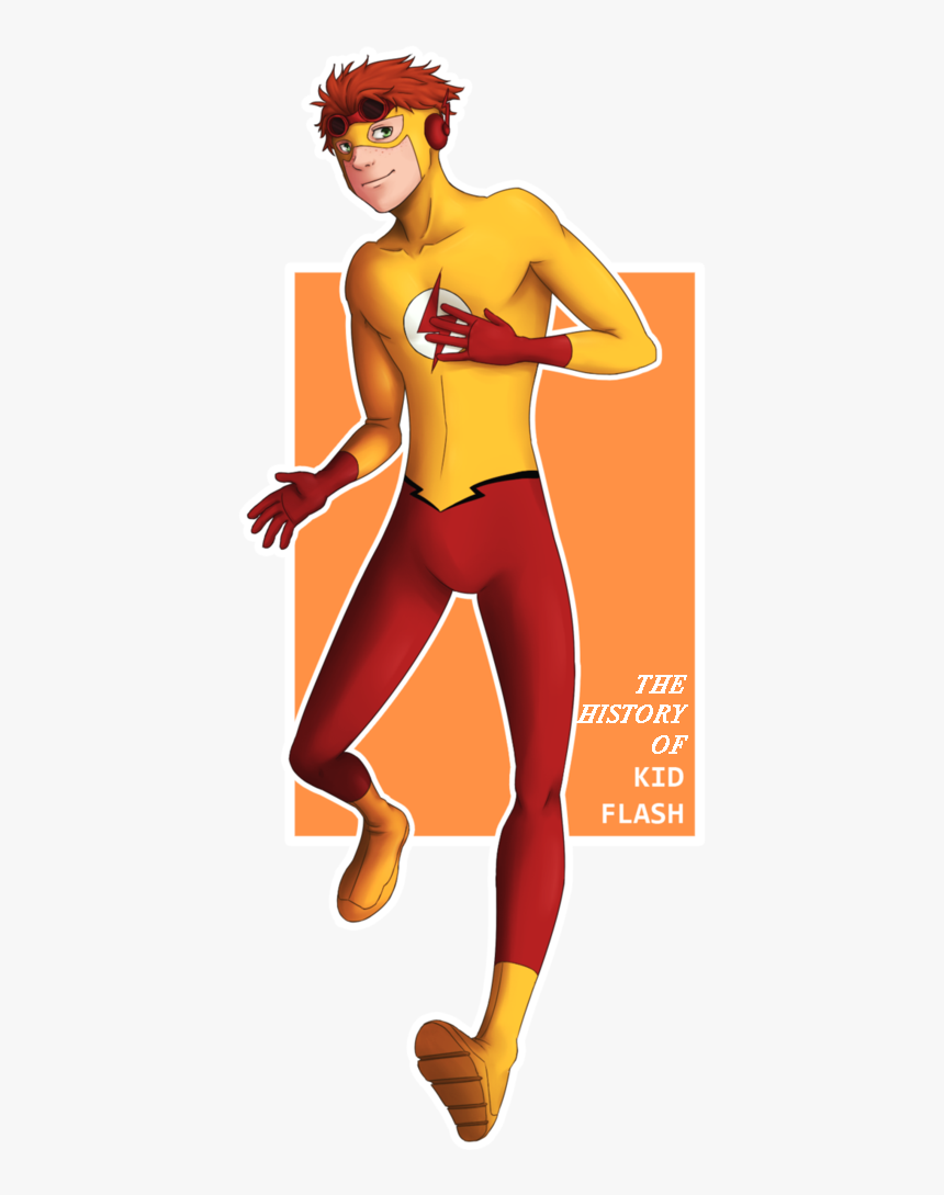 Young Justice Kid Flash Anime , Png Download - Flash Kid Young Justice Png, Transparent Png