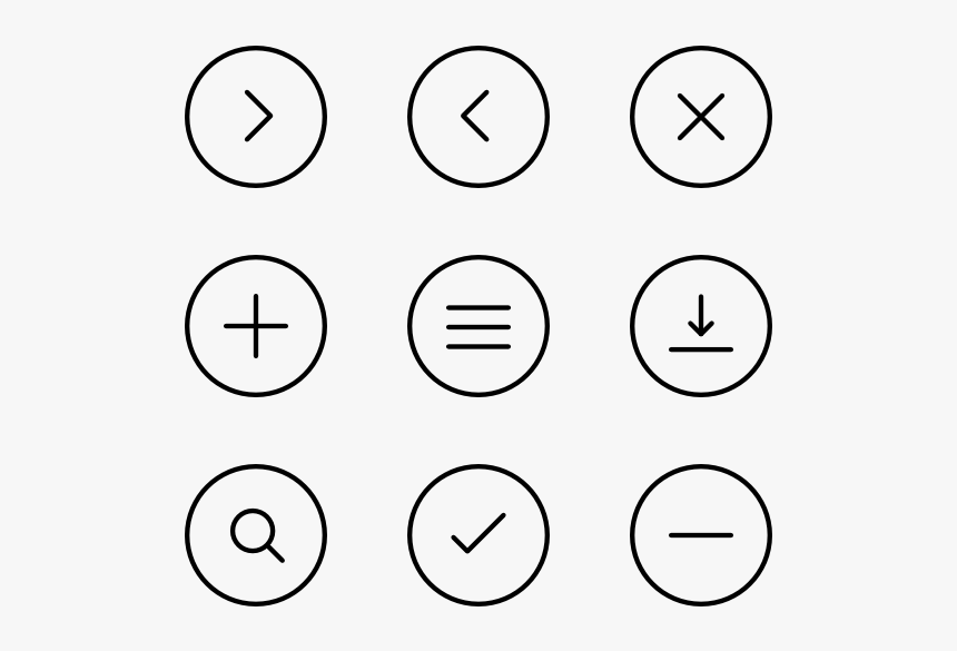Circle Icons - Feelings Png, Transparent Png