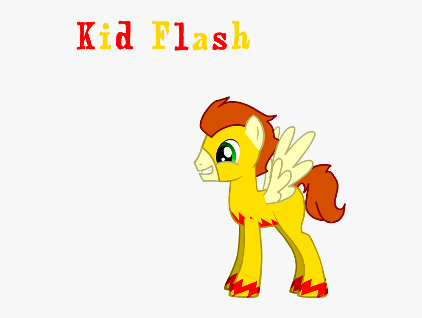 Kid Flash As A Пони - Imagens Do Pônei Kid Flash, HD Png Download
