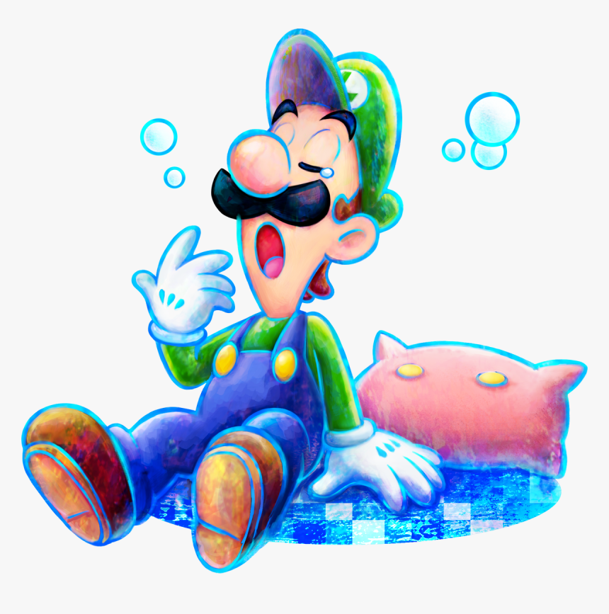 🥧enclosed Grand Dad - Mario And Luigi Dream Team Luigi, HD Png Download