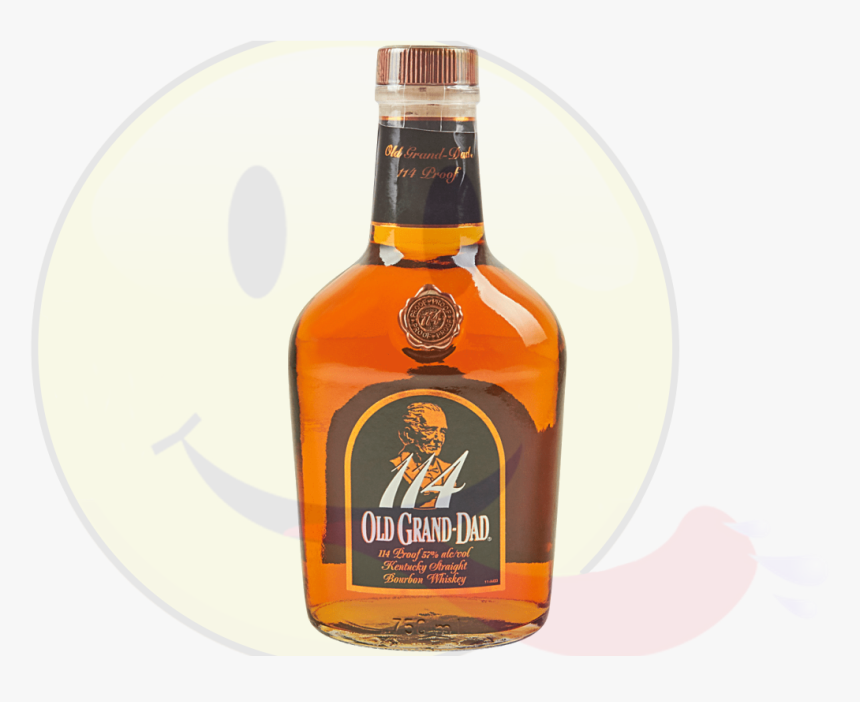 Old Grand-dad 114 Proof - Old Grand Dad Bourbon Whiskey 114@ Barrel Strength, HD Png Download
