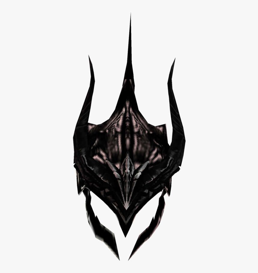 Black Goth Helmet - The Elder Scrolls V: Skyrim, HD Png Download