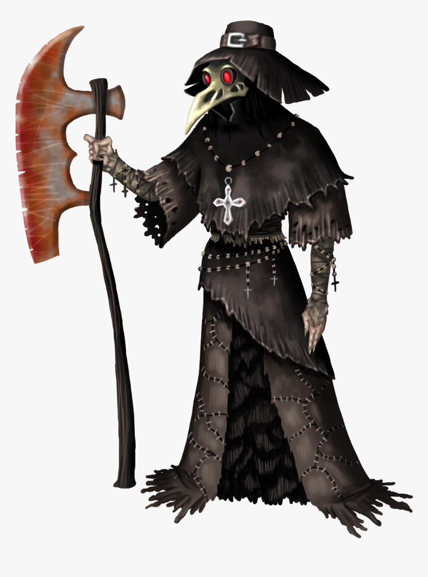 Design And Development Sketches For The Plague Doctor - Plague Doctor Png, Transparent Png