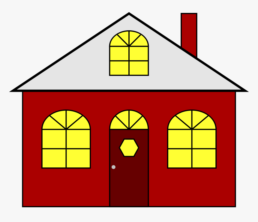 Lighted House Vector Image - House Clipart, HD Png Download