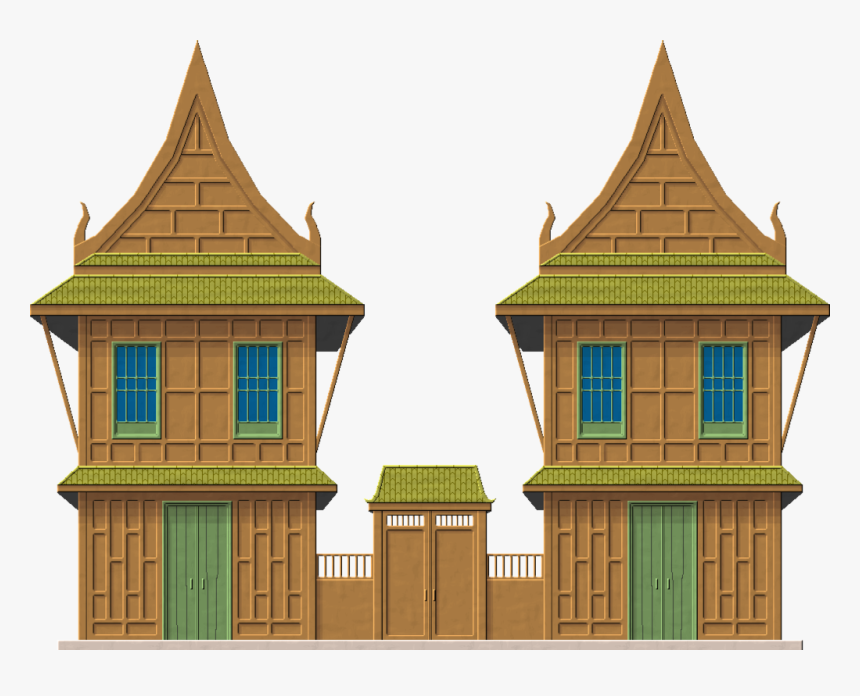 Transparent House Vector Png - House Thailand Png, Png Download