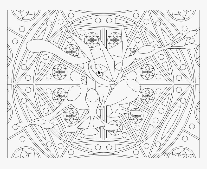 Pokemon Adult Coloring Pages, HD Png Download