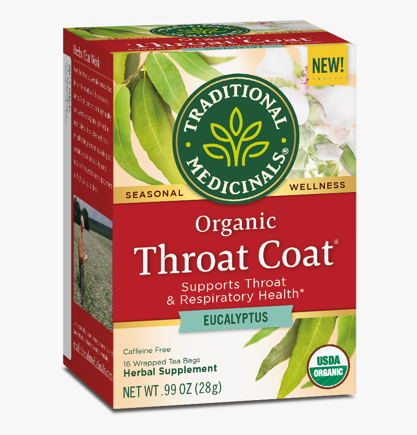 Traditional Medicinals Throat Coat, HD Png Download