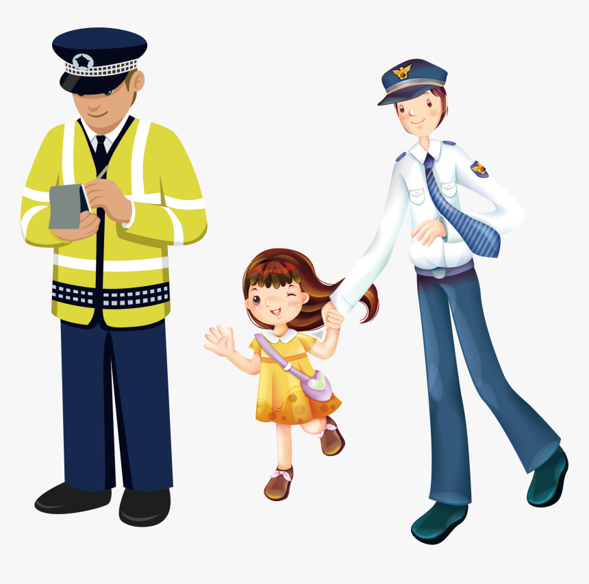 Image Royalty Free Stock Car Alarm Control - Traffic Police Man Png, Transparent Png