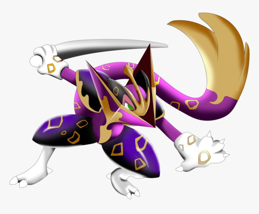 Liesharp By Jordanqv - Cool Greninja Fusions, HD Png Download