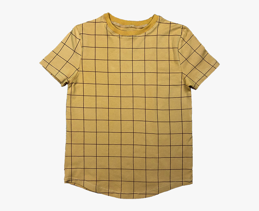 Mustard Grid Tee - Active Shirt, HD Png Download