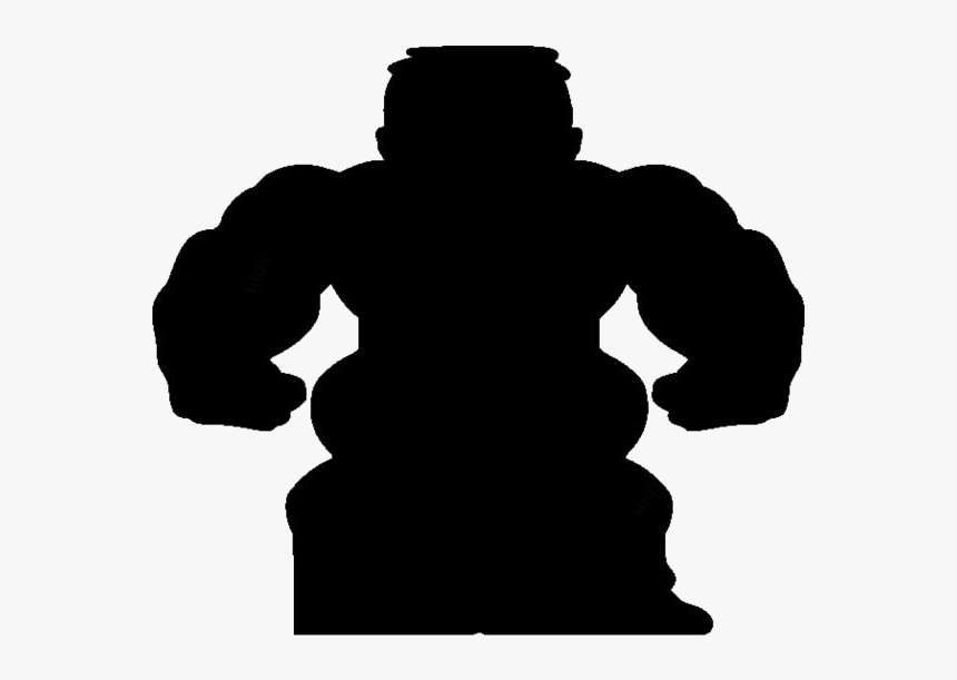 Hulk Vitruvian Man Png Transparent Images - Cartoon Chibi Hulk Easy Drawing, Png Download