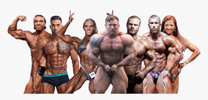 Transparent Body Builder Png - Bodybuilder Competition Png, Png Download