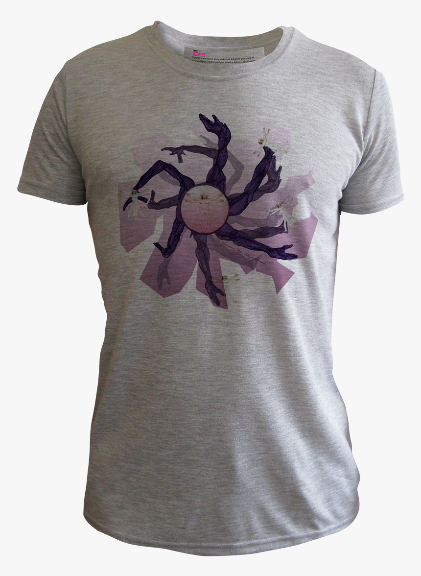 Vitruvian Man Men Dapple Grey - Mens Bob Dylan T Shirt, HD Png Download