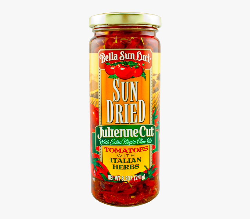 Julienne Cut Sun Dried Tomatoes In Olive Oil With Italian - Italian Sun Dried Tomatoes, HD Png Download