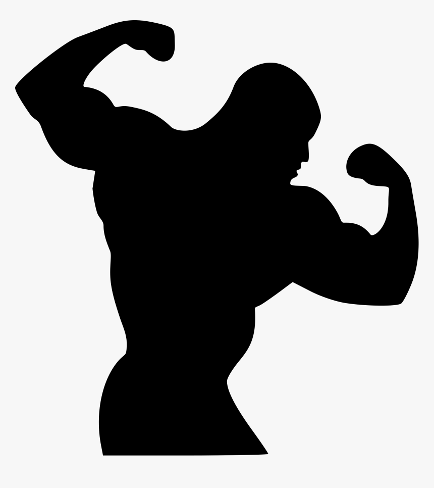 Com Physical Fitness Silhouette - Body Building Clip Art, HD Png Download