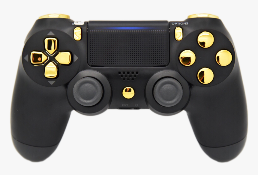 Black And Silver Ps4 Controller, HD Png Download