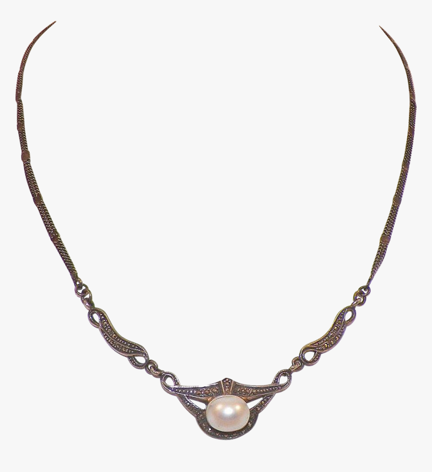 Transparent Pearl Necklace Png - Necklace, Png Download