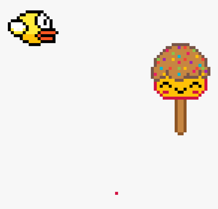 Flappy Bird , Png Download - Pixel Art Kawaii Dessert, Transparent Png