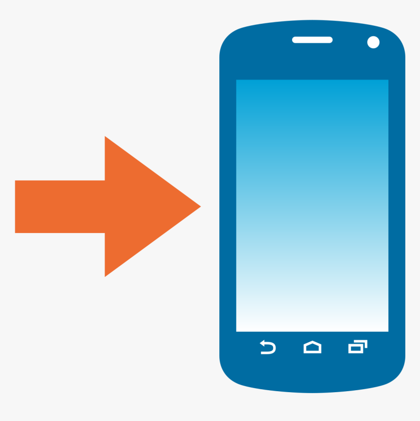 Mobile Phone With Rightward Arrow Emoji, HD Png Download