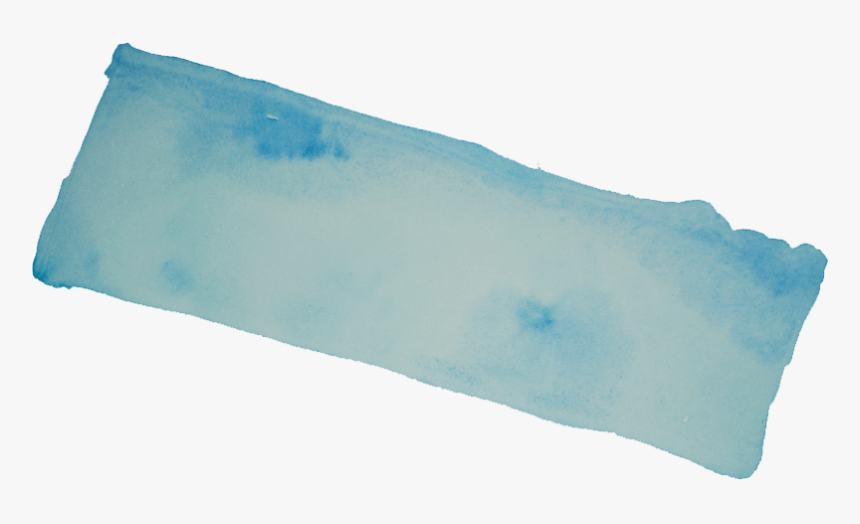 Transparent Blue Brush Stroke Png - Watercolor Paint, Png Download