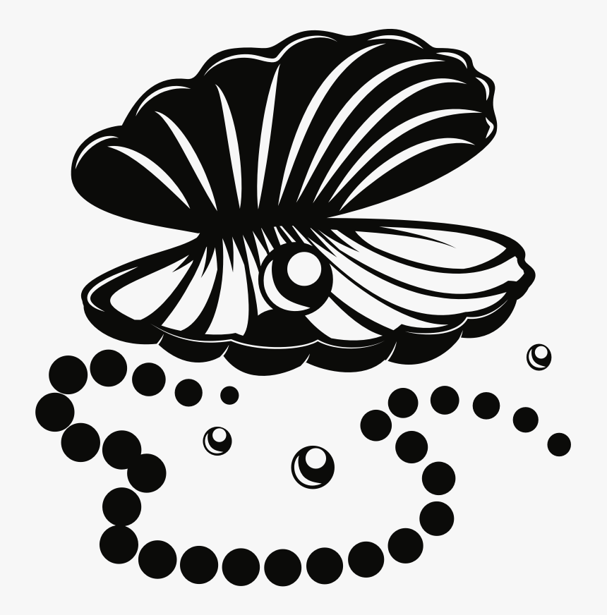 Pearls - Pearls Black And White Clipart, HD Png Download