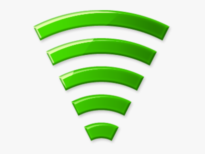 Green Wifi Signal Icon, HD Png Download