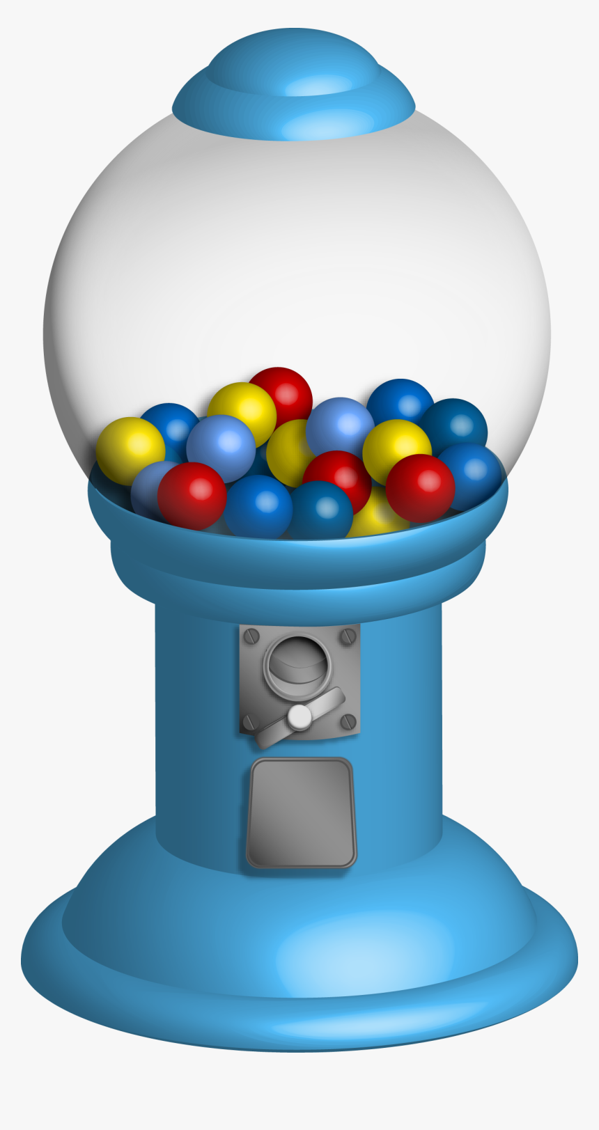 Gumball Machine Clipart Bubble Gum - Pink Bubble Gum Machine, HD Png Download