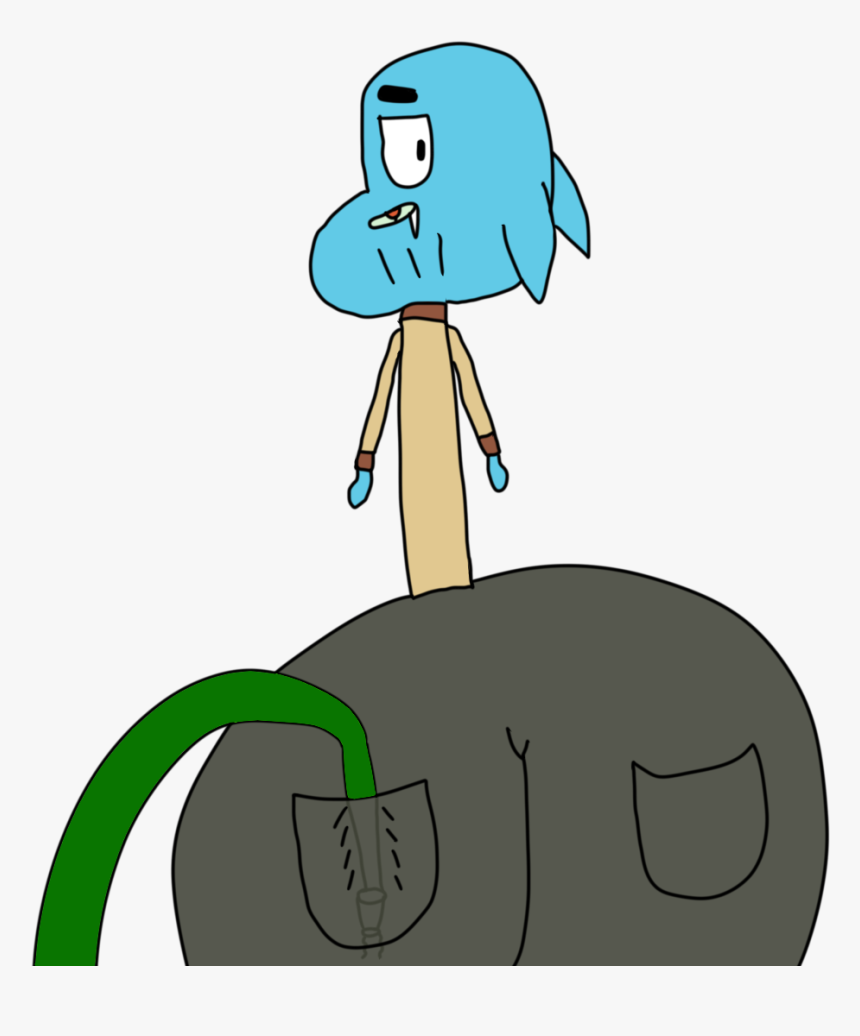 Gumball S Big Wash - Cartoon, HD Png Download