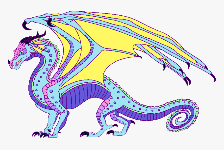 Wings Of Fire Rain Wings , Png Download - Rain Wings Dragons Of Fire, Transparent Png