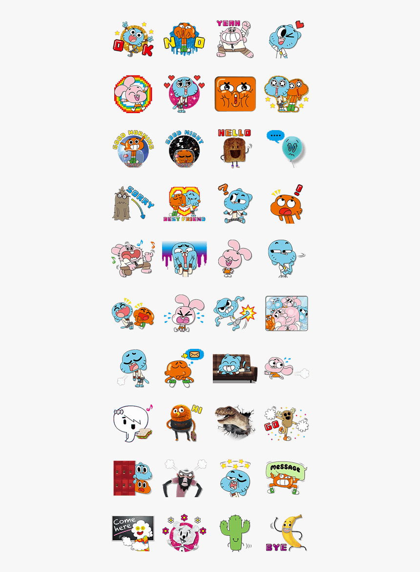 The Amazing World Of Gumball, HD Png Download