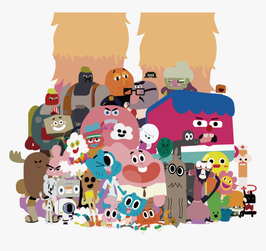 Amazing World Of Gumball Group, HD Png Download