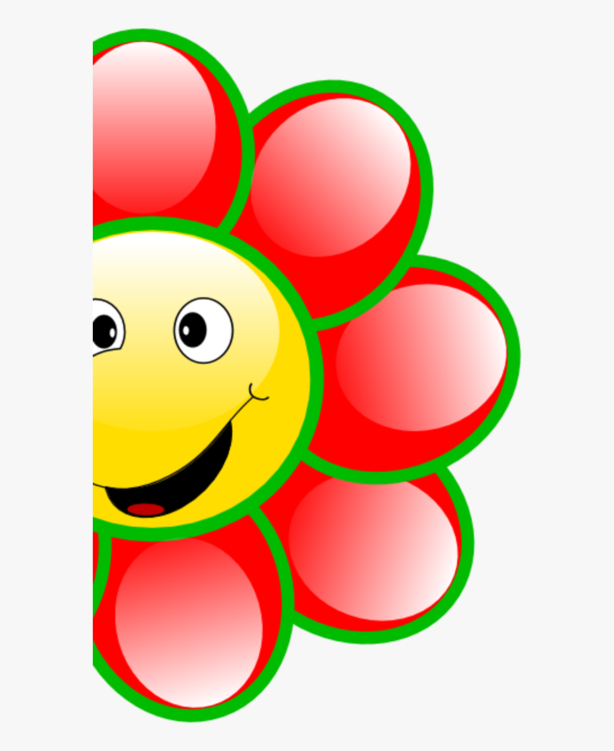 Transparent Joker Clipart - Flowers With Smiley Faces, HD Png Download